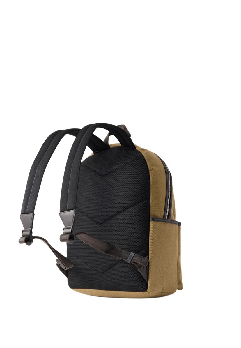 Plátěný batoh BOSS s logem - Dark Beige - galerie #2