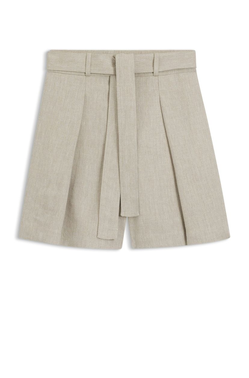 Culottes volného střihu ze směsi lnu s vazbou rybí kosti - Open Miscellaneous
