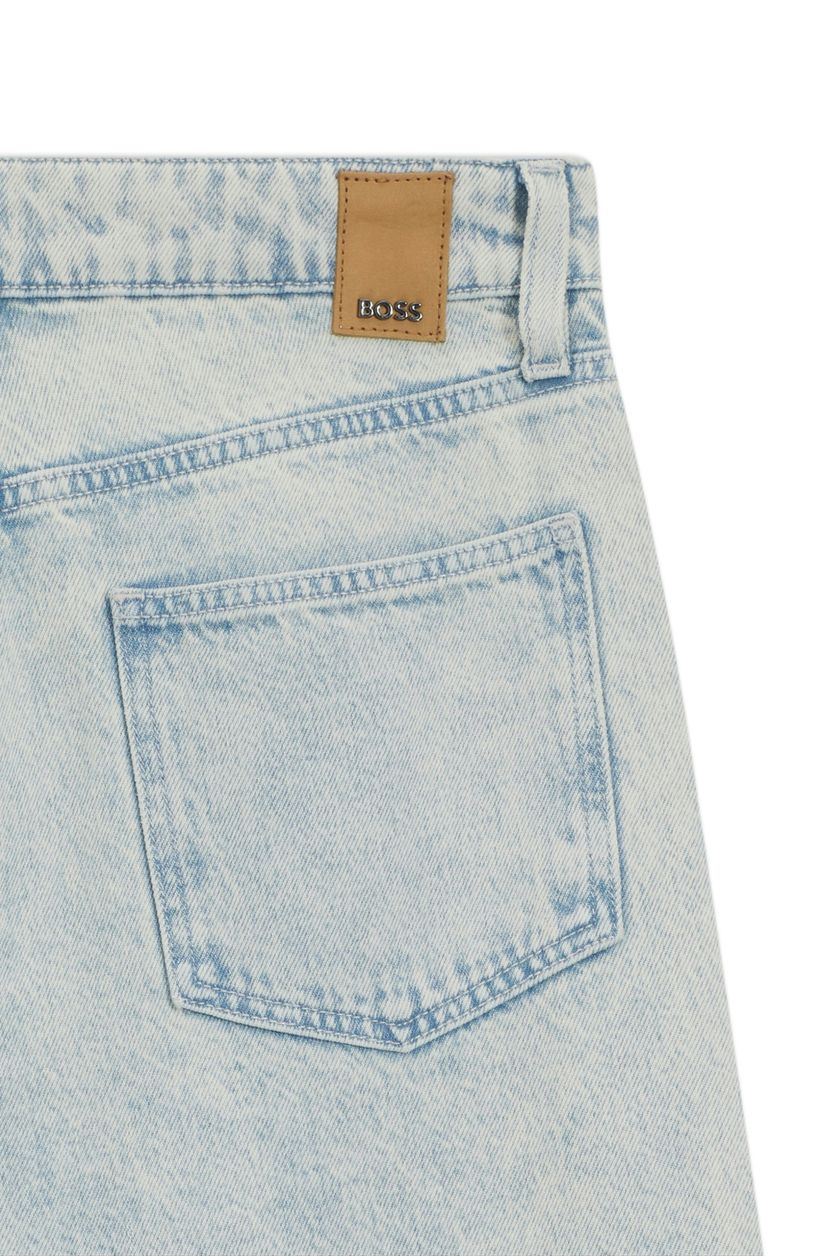 Džíny boyfriend fit z super měkkého světle modrého denimu - Open Blue - galerie #1