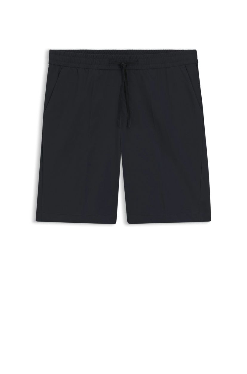 Voděodolné šortky regular střihu z rychleschnoucího kepru - Dark Blue