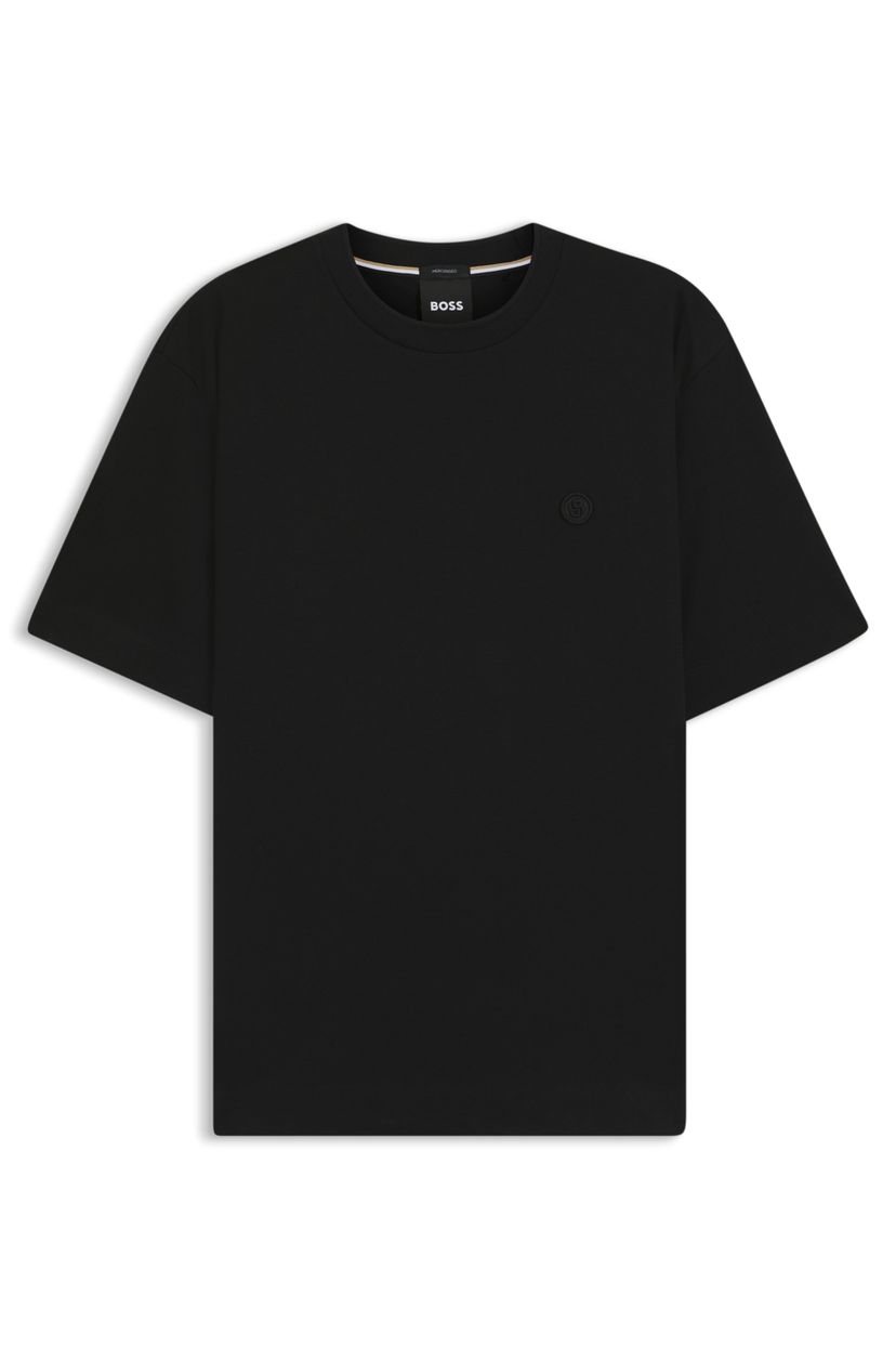 Tričko z mercerizované bavlny s monogramem Double B