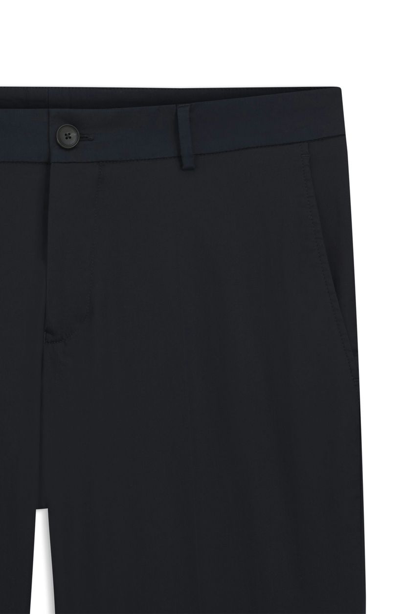 Kalhoty slim fit z pratelné bavlněné směsi - Dark Blue - galerie #1