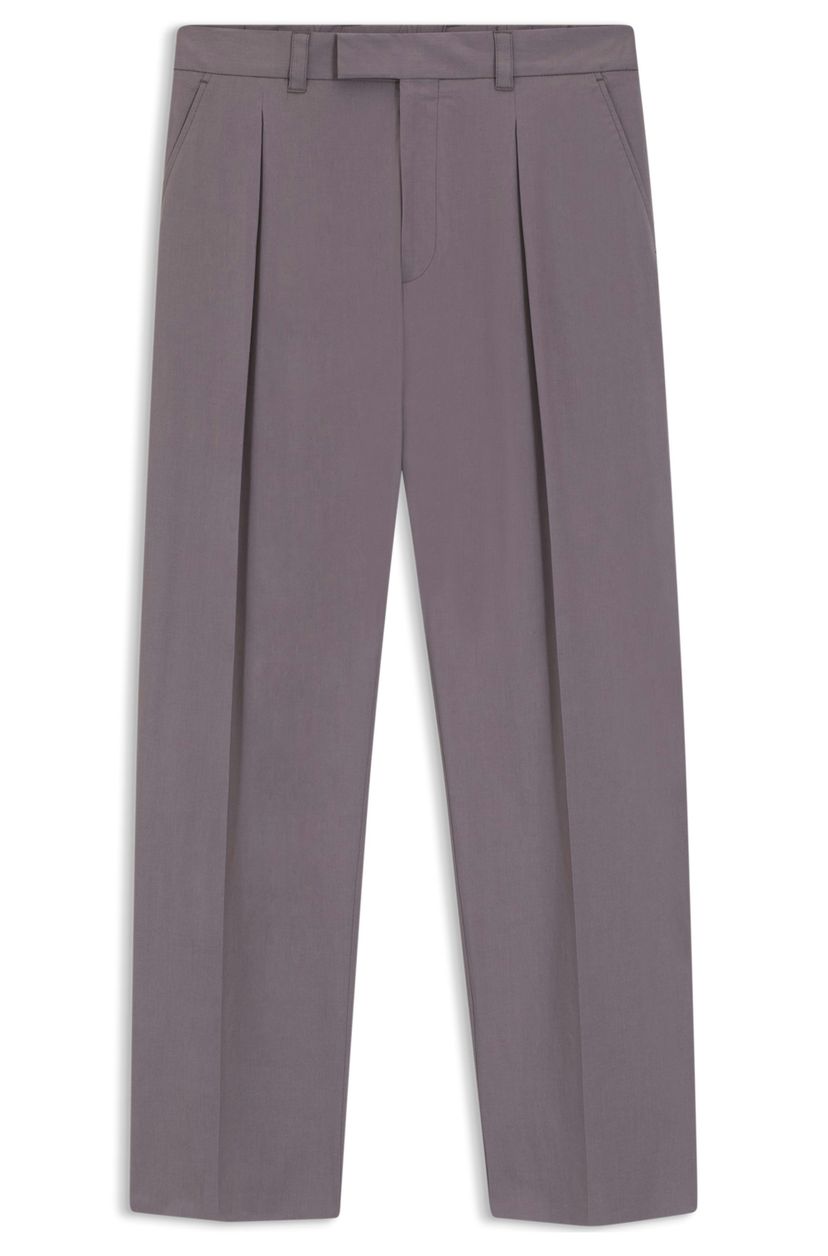Kalhoty volného střihu z strečové bavlny - Medium Purple