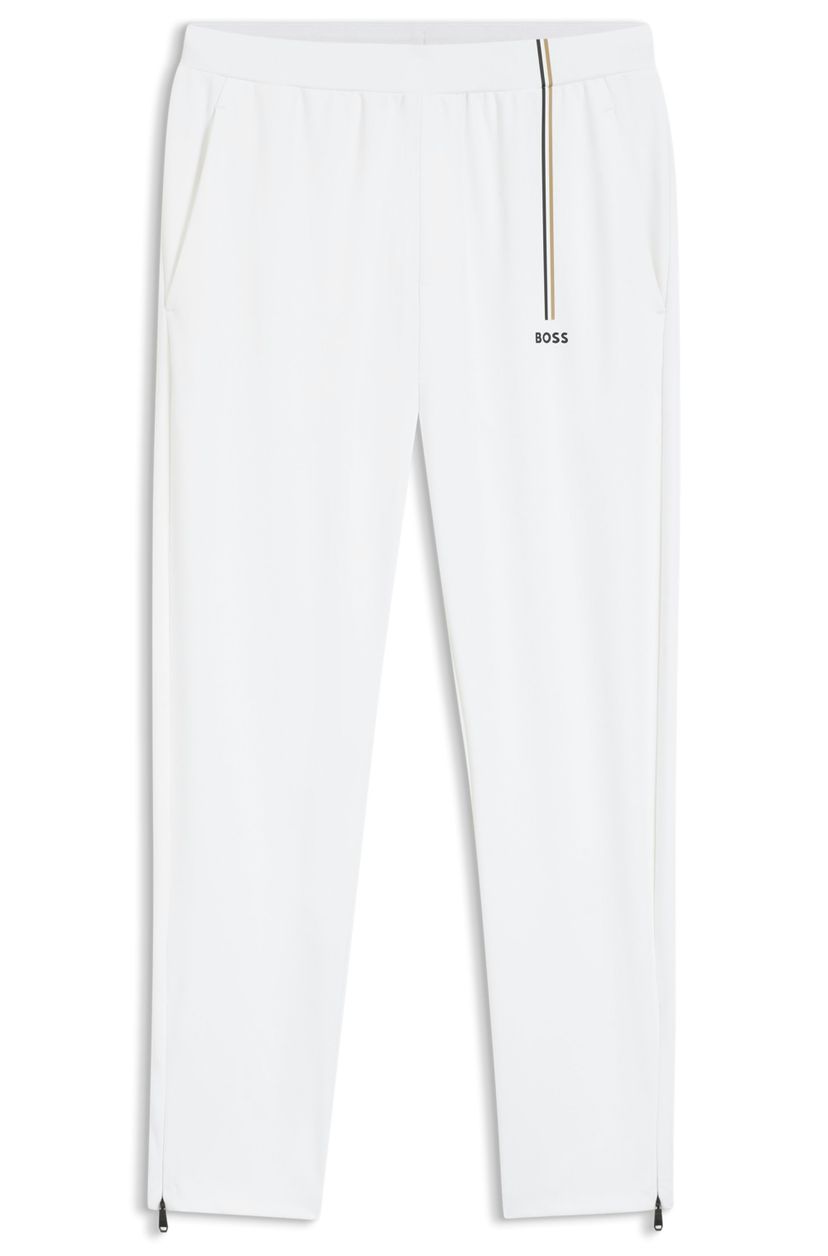 Aktivní tepláky z termoregulačního strečového gabardénu - White