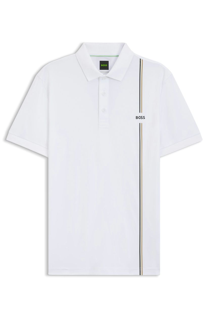 Aktivní rychleschnoucí polotričko s charakteristickým pruhem - White