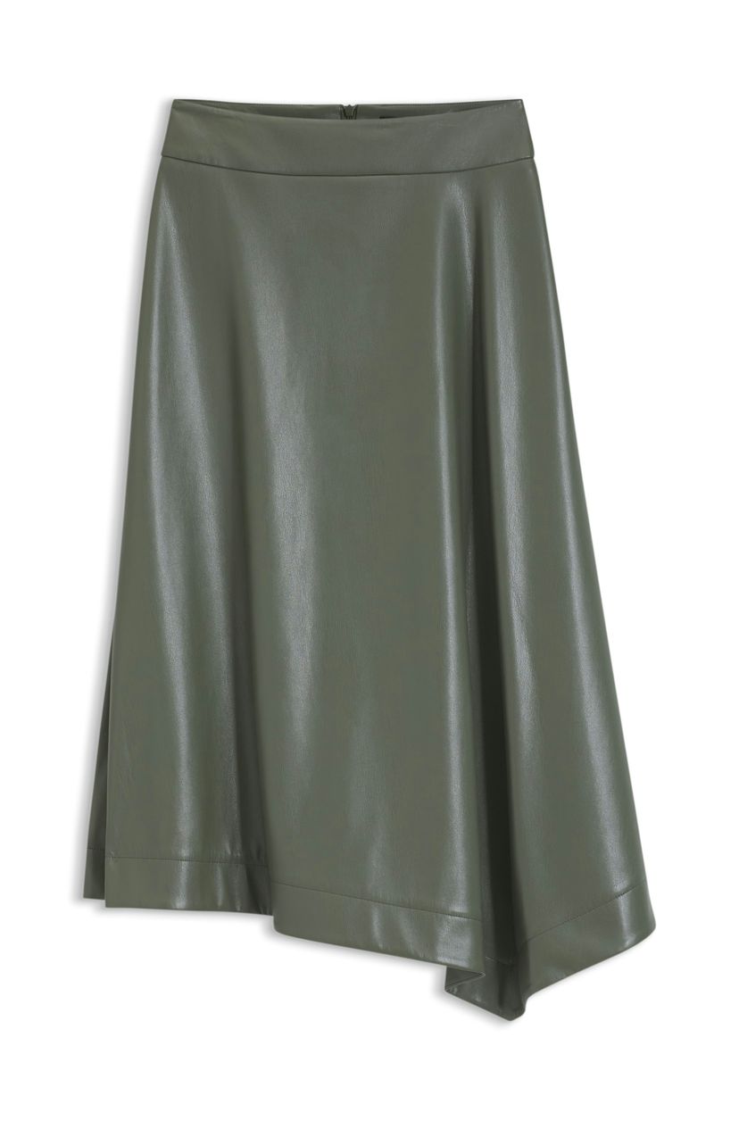 Sukně z umělé kůže - Dark Green