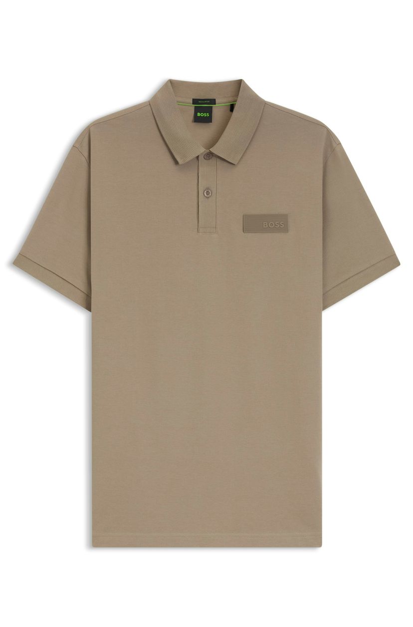 Polotričko Paddy s nášivkou ze strukturovaného loga - Light/Pastel Green