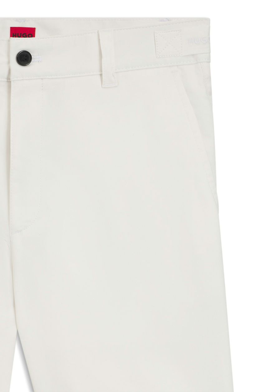 Šortky slim fit z mercerované strečové bavlny - Natural - galerie #1