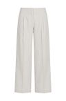 Culottes volného střihu ze strečové  bavlny - Silver