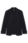 BOSS ONE Slim fit sako z panenské vlny serge - Dark Blue