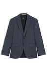 BOSS ONE Sako regular střihu z panenské vlny serge - Dark Grey