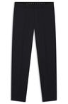 Kalhoty slim fit z panenské vlny serge - Dark Blue