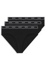 TRIPLET BRIEF STRIPE 10240727 - Black
