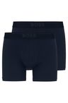 Dvojbalení boxerek ze strečového modalu s logem - Dark Blue