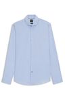 Formální košile ze strečového kepru regular střihu - Light/Pastel Blue