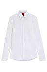Tričko slim fit z funkčního strečového žerzeje - Open White