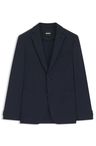 Sako slim fit z funkčního strečového žerzeje - Dark Blue