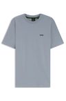 Tričko z elastické bavlny s logem - Dark Grey