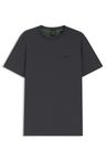 Tričko z elastické bavlny s logem - Dark Grey