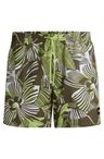 Rychleschnoucí plavecké šortky s celoplošným potiskem - Medium Green