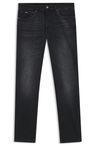 Džíny Maine regular fit z super měkkého černého italského denimu - Charcoal