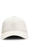 Bavlněná čepice s vyšívaným monogramem Double B