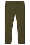 Kalhoty slim fit z voděodolné strečové tkaniny - Dark Green