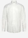 Košile slim fit z bavlny a lnu - Open White