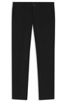 Kalhoty slim fit ze strečového bavlněného gabardénu - Black