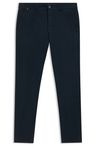 Kalhoty slim fit ze strečového bavlněného gabardénu - Dark Blue