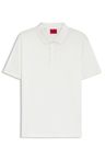 Polo slim fit z mercerované bavlny - Natural