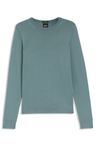 Svetr slim fit z merino vlny - Bright Blue