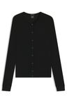 Superjemný kardigan z merino vlny - Black