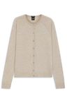 Superjemný kardigan z merino vlny - Light Beige