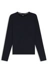 Svetr v regular střihu z čistého kašmíru - Dark Blue
