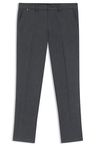 Slim-fit kalhoty z broušené rybí kosti