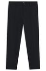 Tapered kalhoty ze strečového twillu - Dark Blue