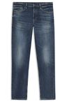 Džíny Maine regular fit z modrého pohodlného strečového denimu - Navy