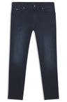Džíny Maine regular fit z modrého pleteného denimu