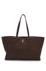 Shopper kabelka Ariell z nubuku s monogramem Double B