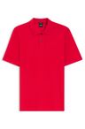 Polotričko Pallas z bavlněného piké s vyšívaným logem - Medium Red