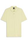 Polotričko Pallas z bavlněného piké s vyšívaným logem - Light/Pastel Yellow