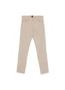 Kalhoty Maine regular střihu ze strečové bavlny dobby - Dark Beige
