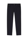 Kalhoty Maine regular střihu ze strečové bavlny dobby - Dark Blue