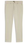 Kalhoty slim fit z bavlněné směsi, která se snadno žehlí - Open Beige