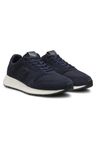 Semišové tenisky s monogramem Double B - Dark Blue