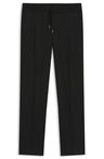 Kalhoty slim fit z keprové tkaniny se stahovací šňůrkou v pase