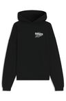 Cotton-terry hoodie with disco artwork