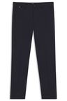 Kalhoty modern fit ze strečového bavlněného kepru - Dark Blue