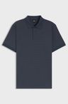 Bavlněné polotričko s bublinovou strukturou - Dark Blue
